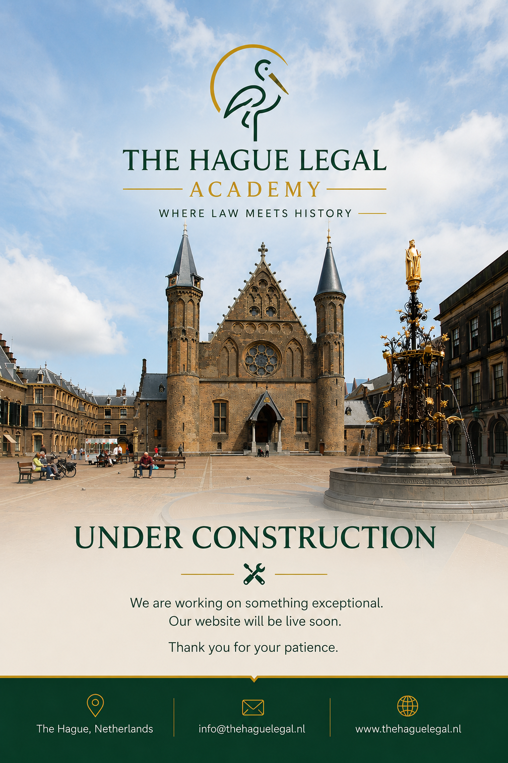 The Hague Legal Academy — Under Construction